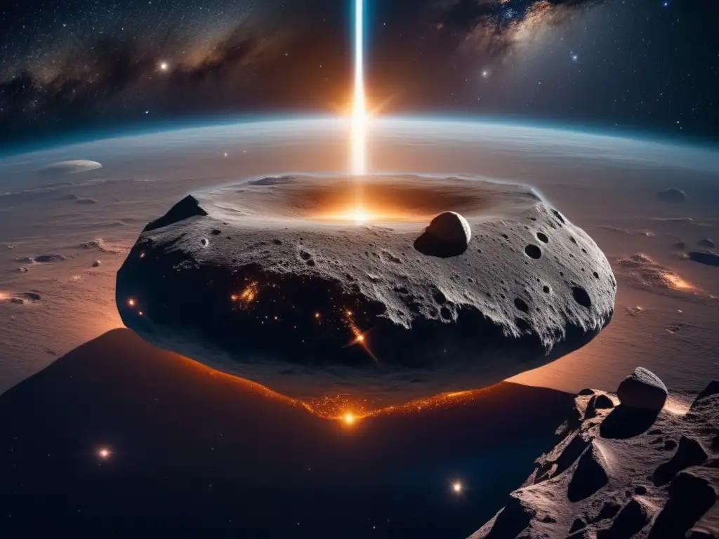 Alt: Historias fascinantes de asteroides errantes en el vasto espacio