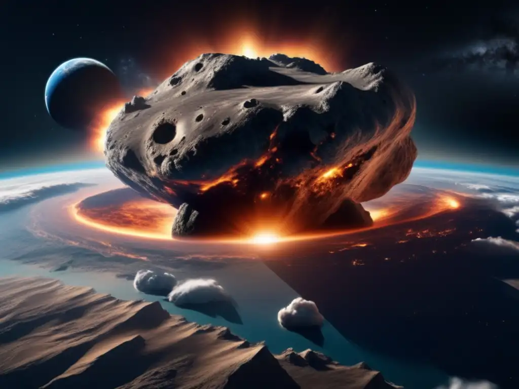 Anuncio: Colisión asteroide hacia la Tierra, consecuencias globales