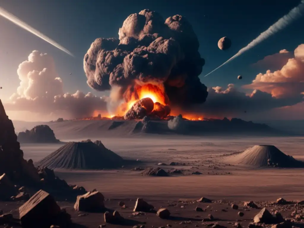 Apocalipsis tras impacto de asteroide