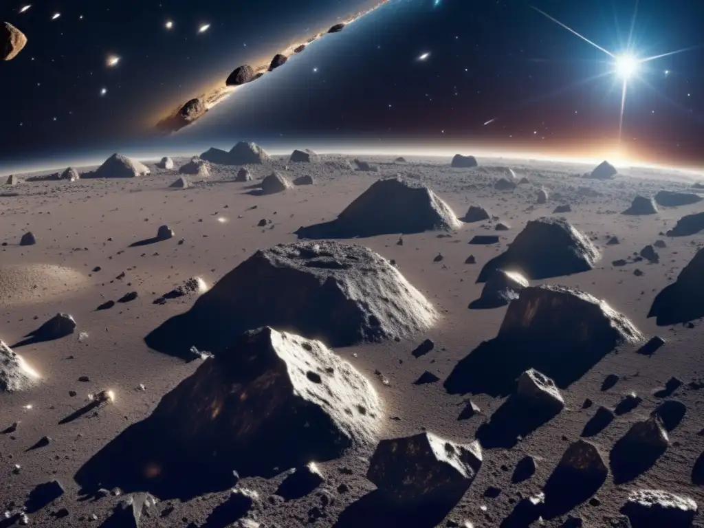 Asombroso campo asteroidal resalta escasez de metales en la Tierra