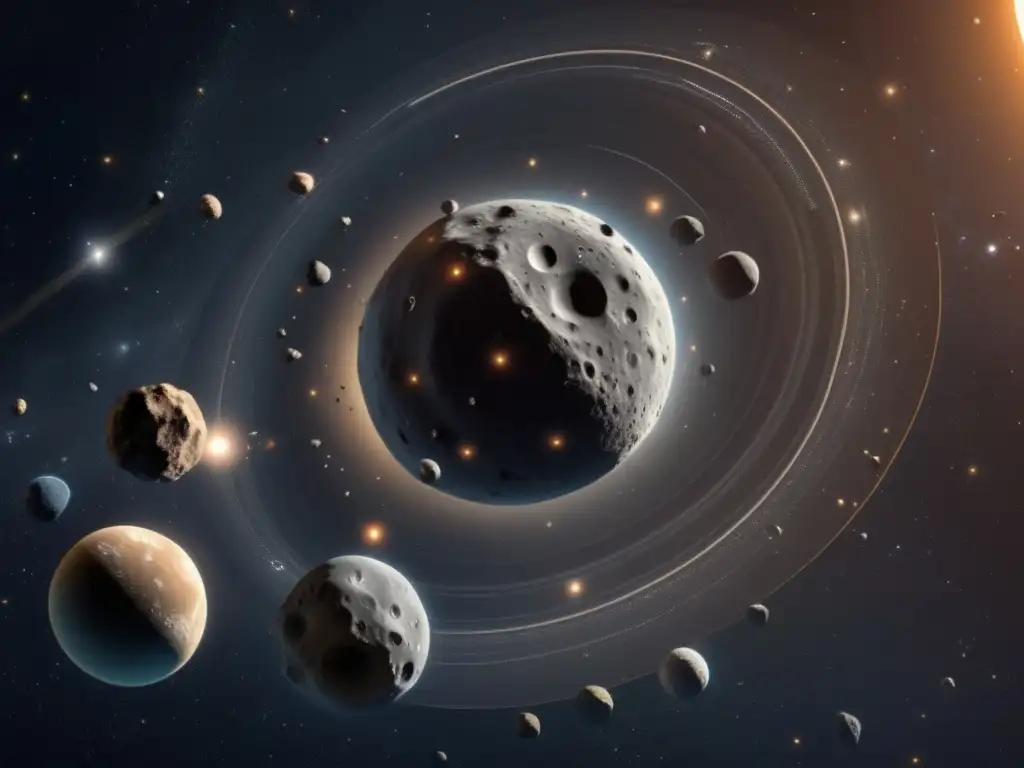 Asteroid belt en 8k: Desmontando mitos sobre asteroides tipo C