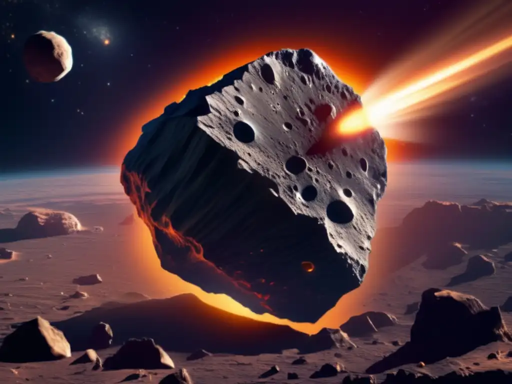 Asteroid peligroso en el espacio: Identificar asteroides peligrosos