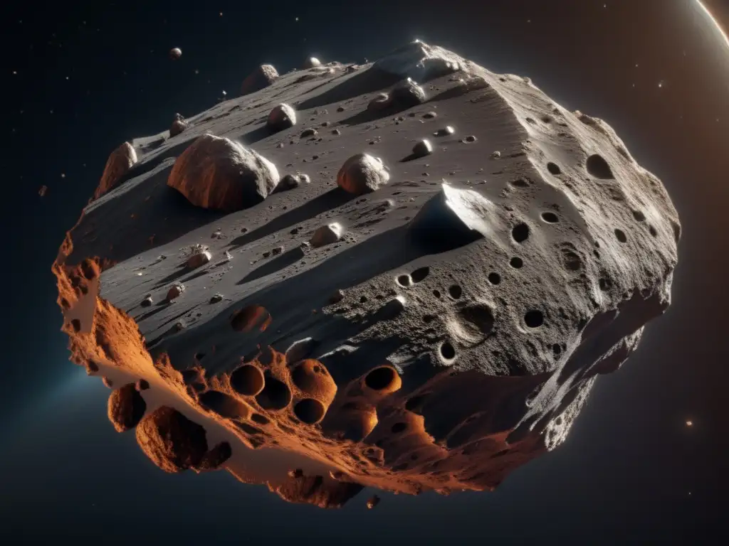 Asteroida 8k: estructura, cráteres, textura, espacio estelar - Análisis estructura asteroides técnicas modernas