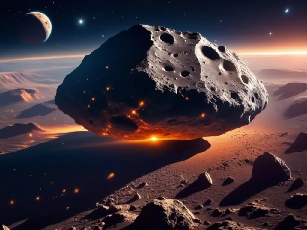 Asteroida masiva en el espacio: Exploración de asteroides como recursos