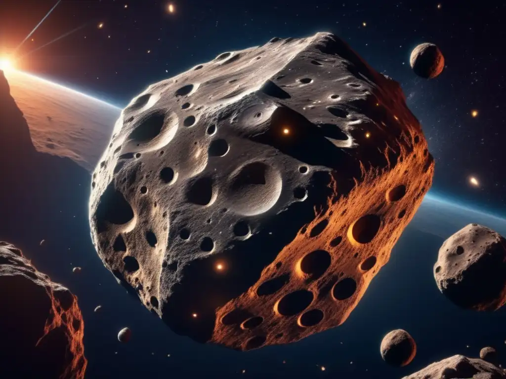Asteroida masiva en el espacio: Preparación para desviar asteroides catastróficos