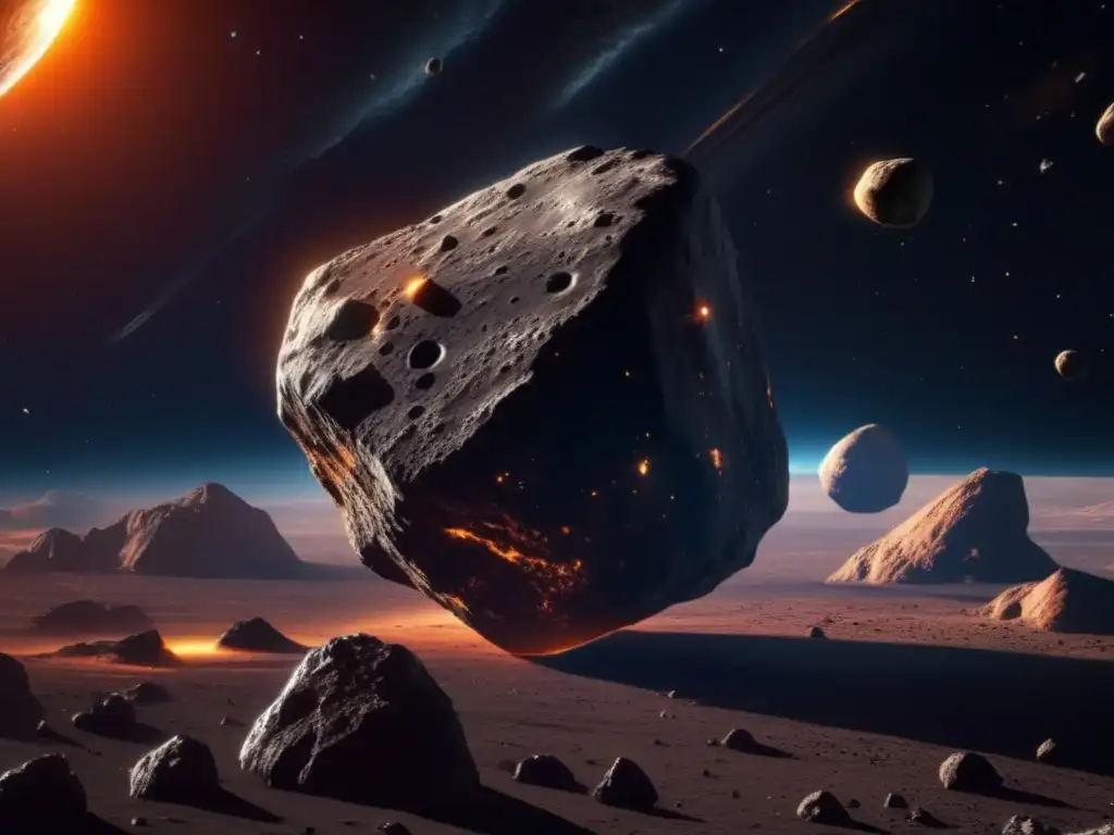 Asteroida masiva flotando en el espacio: Respuestas rápidas amenazas impacto inminente