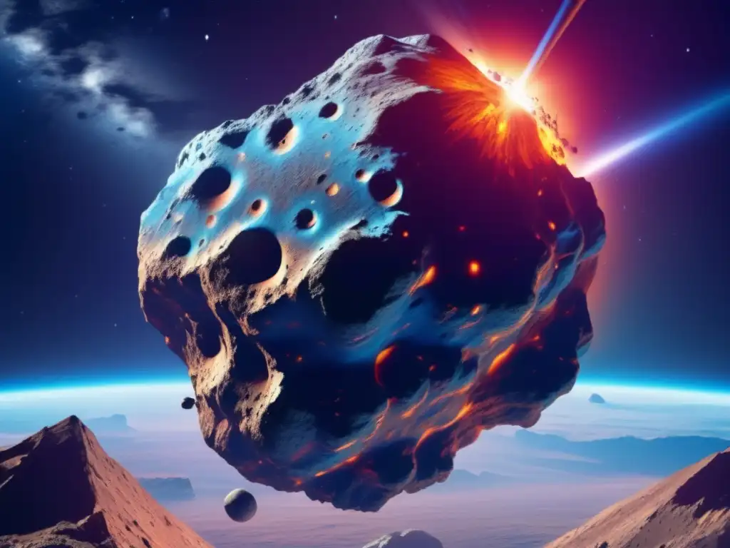 Asteroide amenazante se acerca a la Tierra, resaltando la colonización humana de asteroides