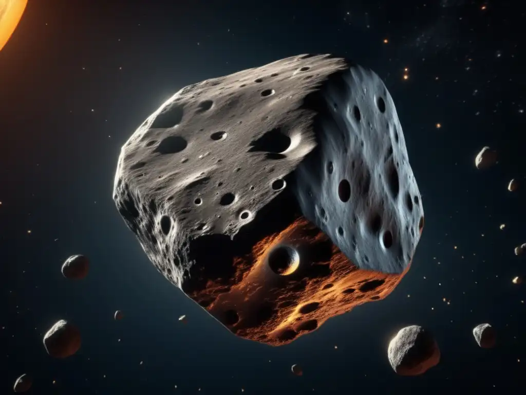 Asteroide basáltico: resistencia y belleza en el espacio