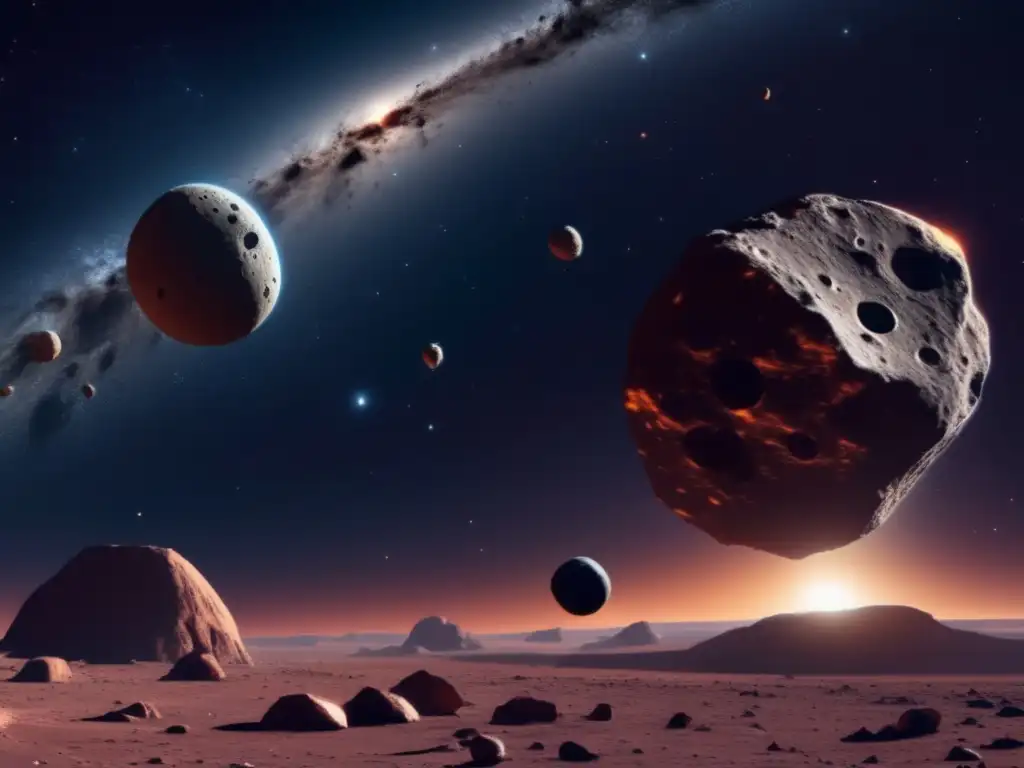 Asteroide binario: desafío y peligros en aterrizaje