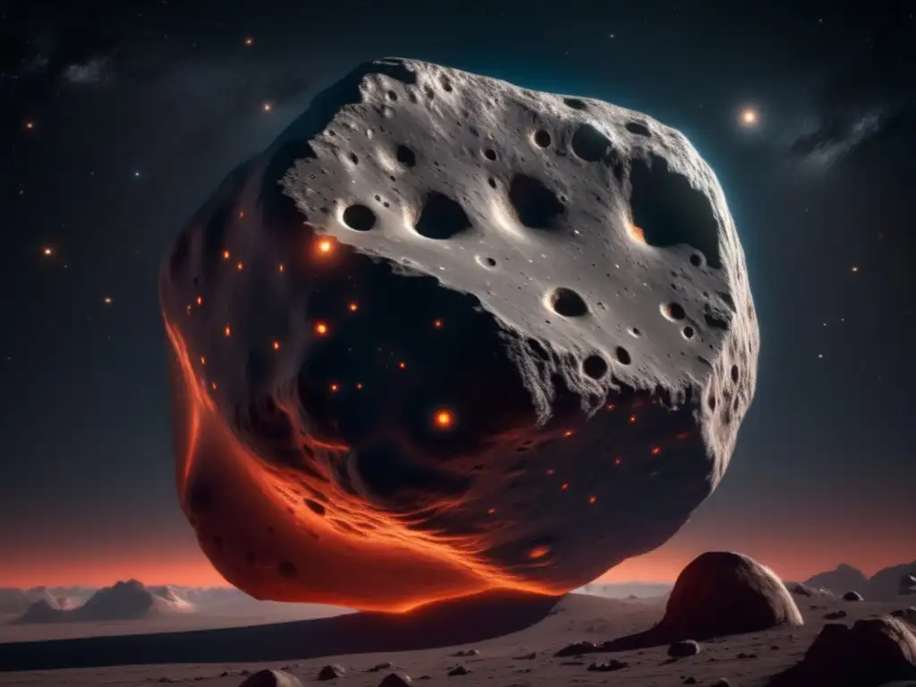 Composición asteroide Centauros en 8k: belleza celeste