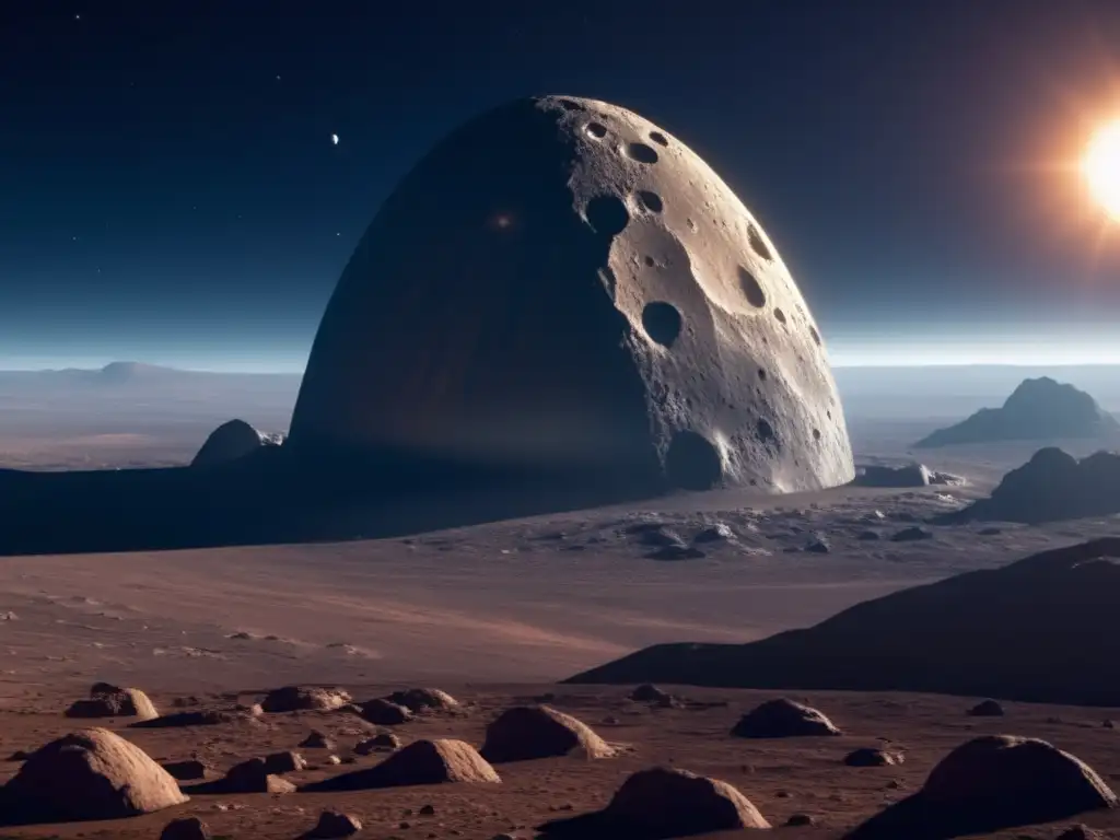 Exploración asteroide 511 Davida: increíble vista cinematográfica