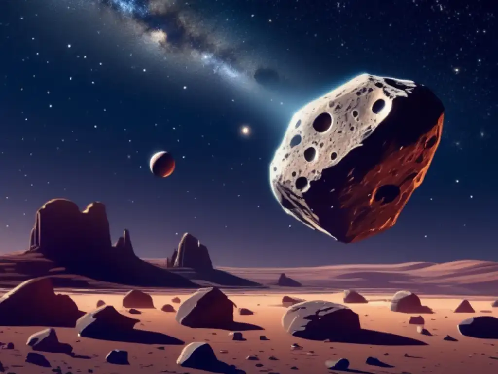 Asteroide enano: Fotografía impresionante en espacio estrellado, destacando su belleza única y proceso de captura