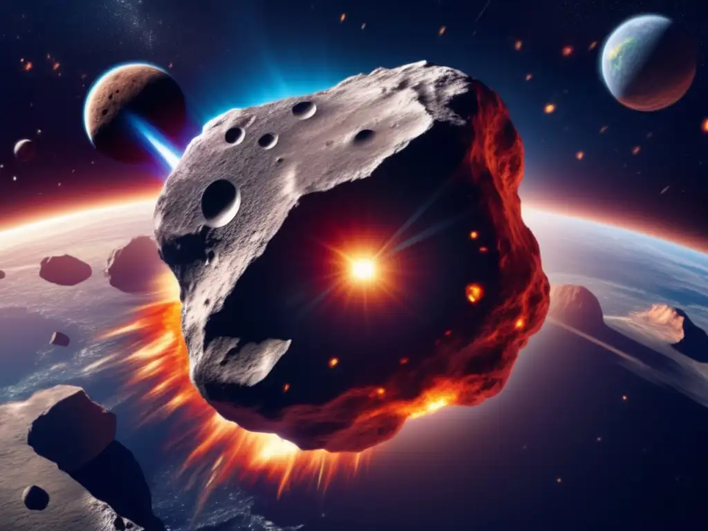 Asteroide potencialmente peligroso impactando la economía global