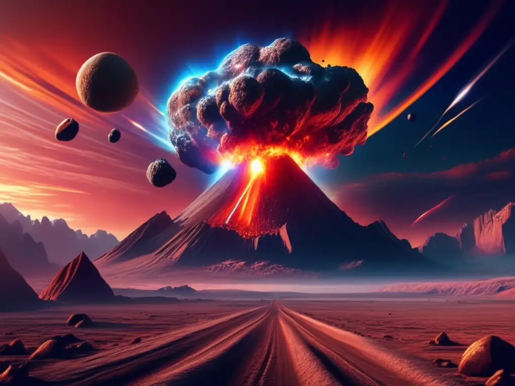 Asteroide impacta planeta: destrucción inspiradora con consecuencias devastadoras