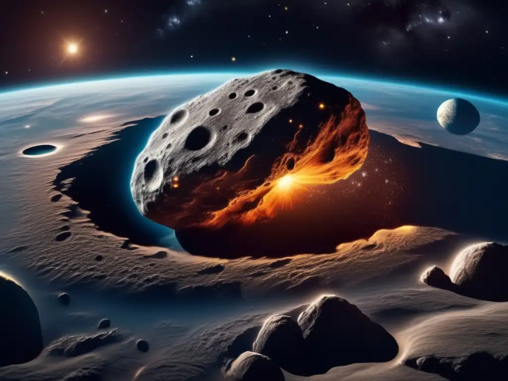 Asteroide colisionando con la Tierra, impacto catastrófico y consecuencias estudiadas por científicos