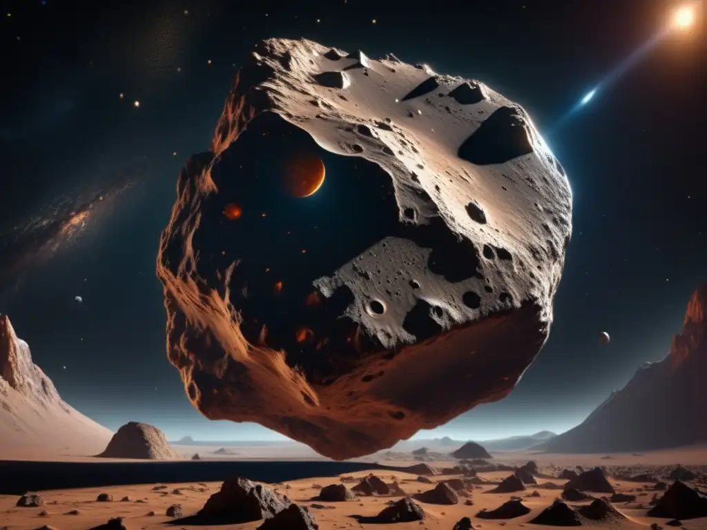Asteroide tipo C, belleza cósmica y misterio
