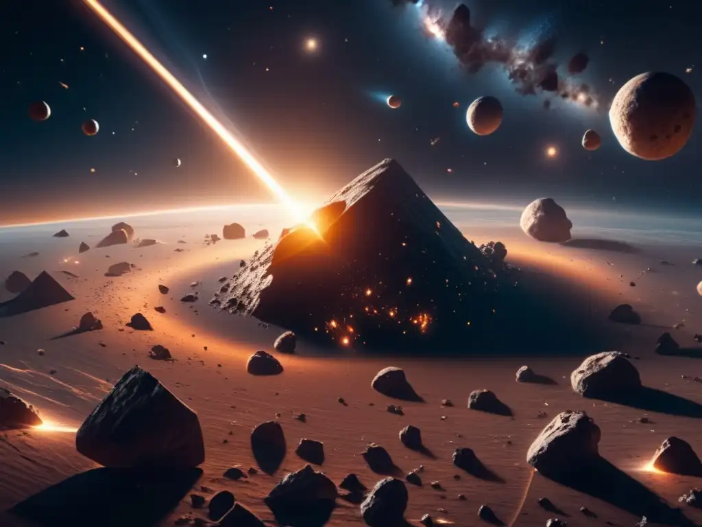 Asteroides abandonados en órbita, belleza espacial y exploración científica