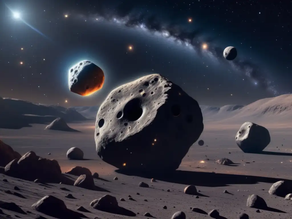 Asteroides binarios: misiones espaciales clave en expanse cósmico 8k