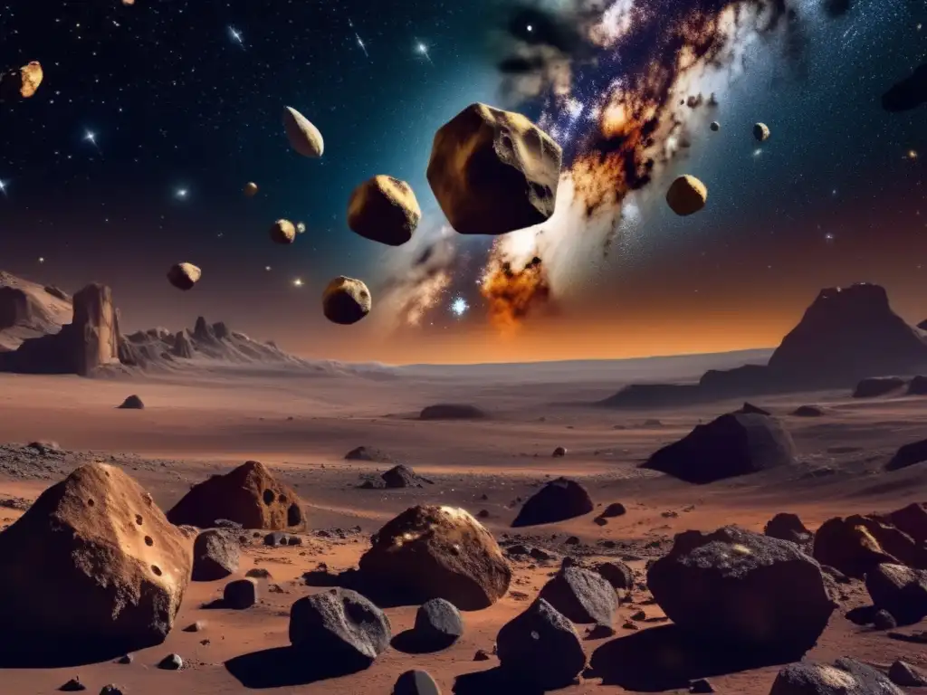Evolución de asteroides en cine