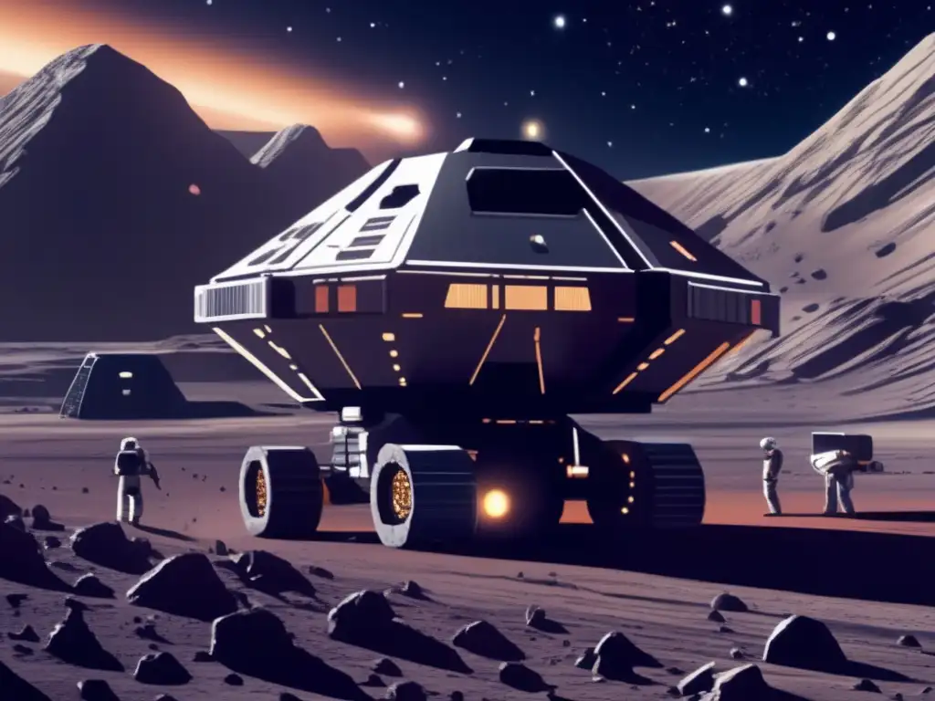 Colonización de asteroides: desafíos y oportunidades en espacio minero futurista