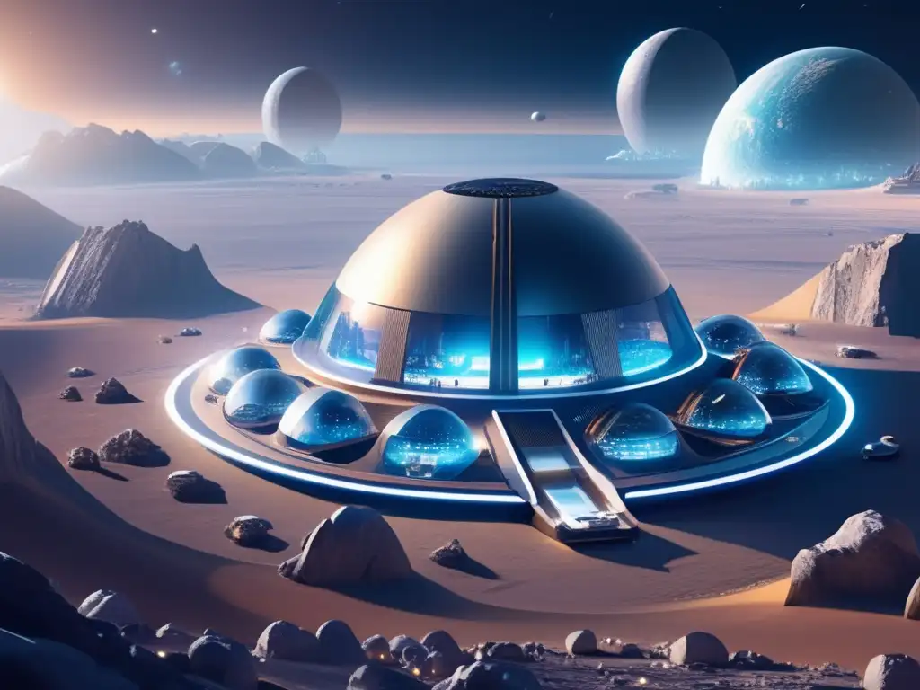 Colonización de asteroides: desafíos y oportunidades en una futurista colonia espacial