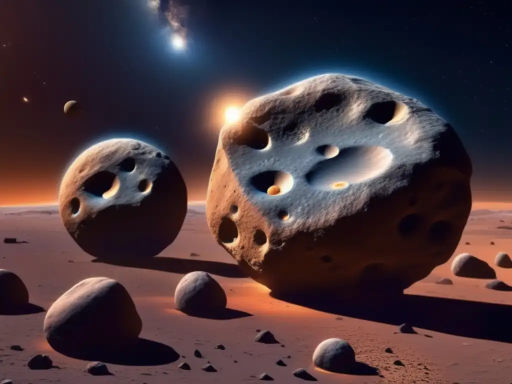 Asteroides doble núcleo: rareza en el universo
