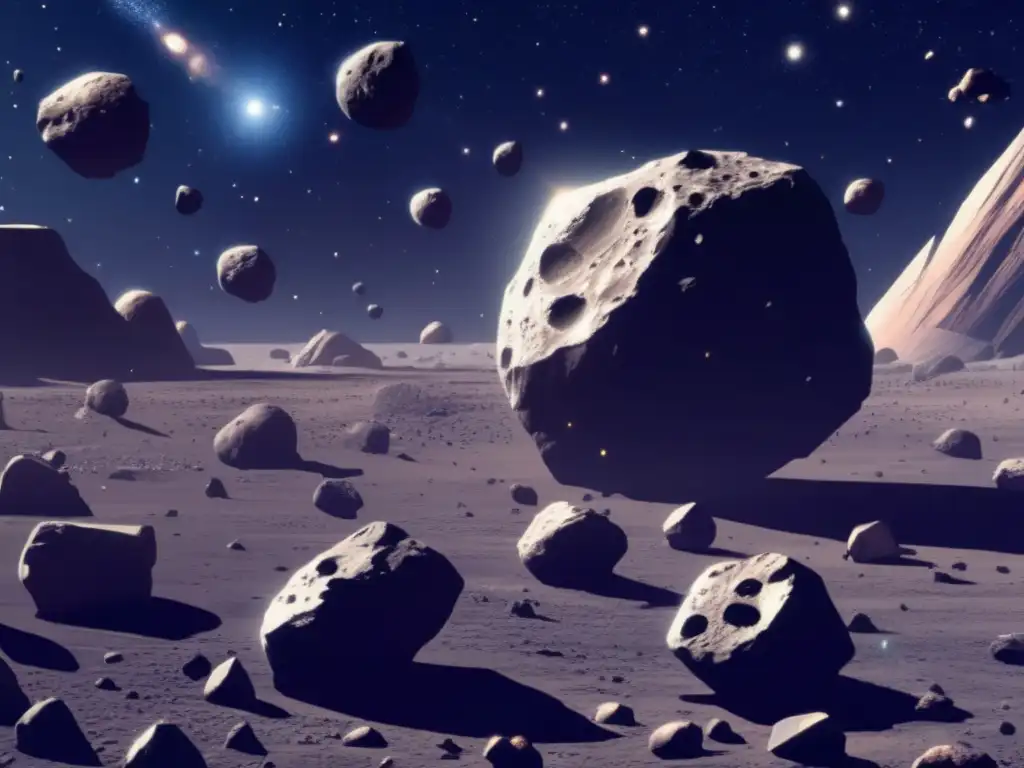 Asteroides en el espacio: tecnología de reciclaje espacial en acción