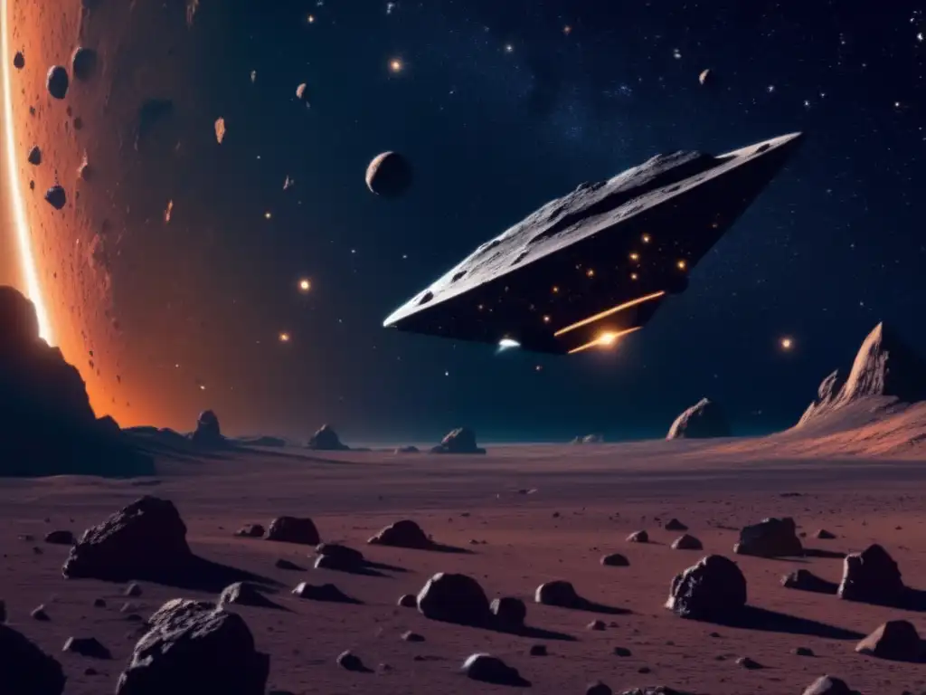 'Asteroides expulsados del sistema solar en un deslumbrante paisaje cinematográfico