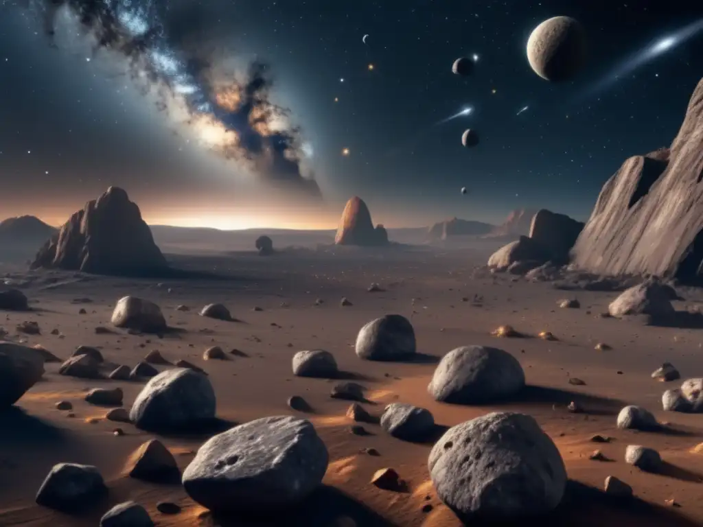 Explorando asteroides: historia, impacto, recursos y universo