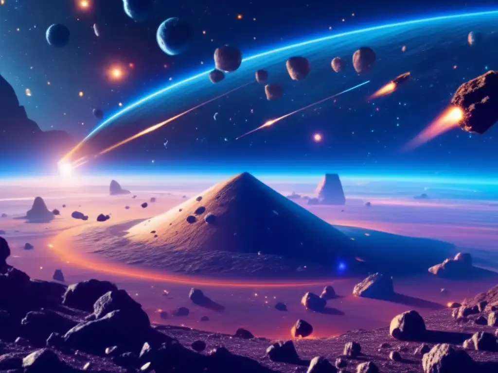 Exploración ética de asteroides en un impresionante paisaje cinematográfico
