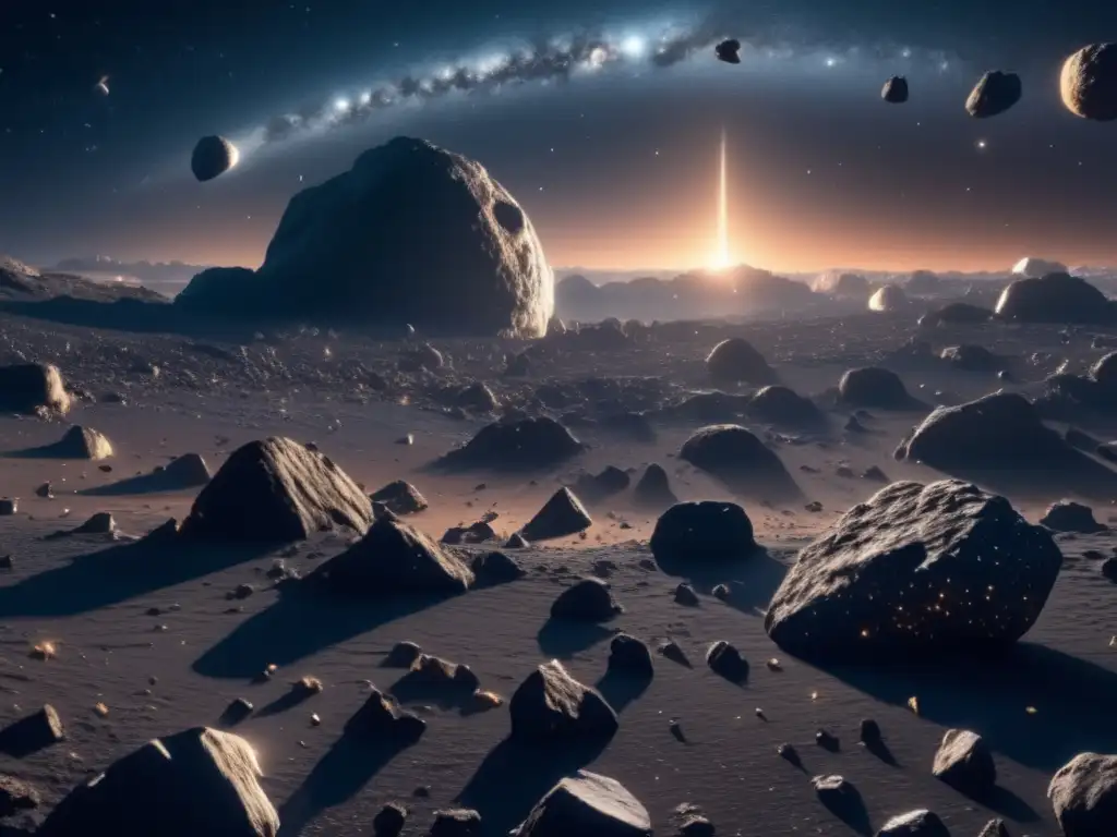 Formación y evolución de asteroides en un increíble 8k ultradetallada imagen