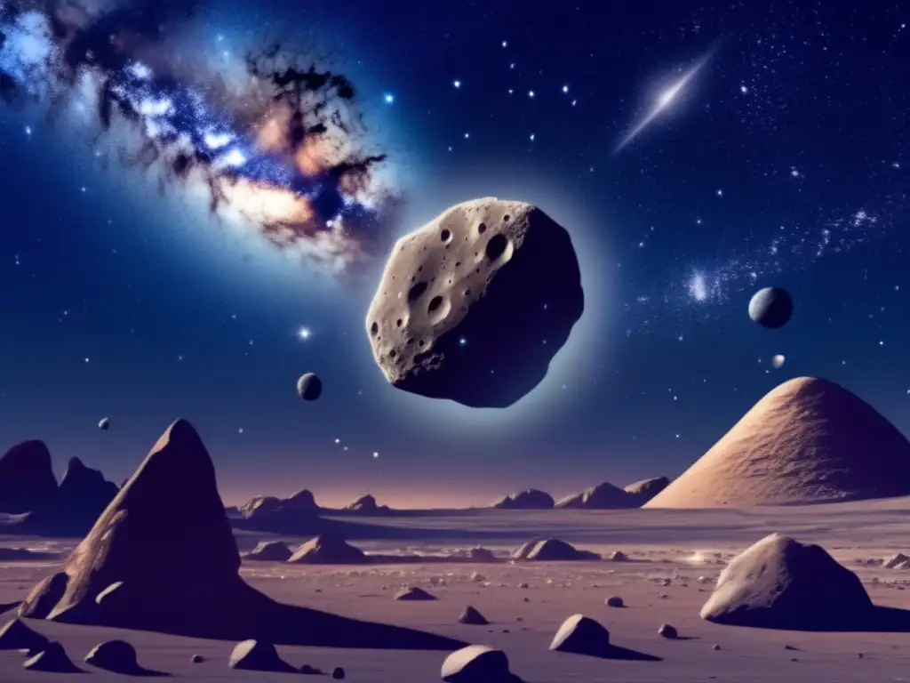 Exploración asteroides con lunas: vasto espacio estelar