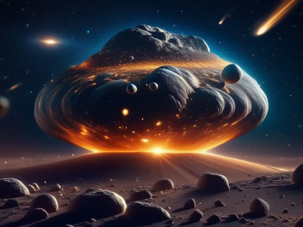 Formación de asteroides metálicos en el espacio Ast