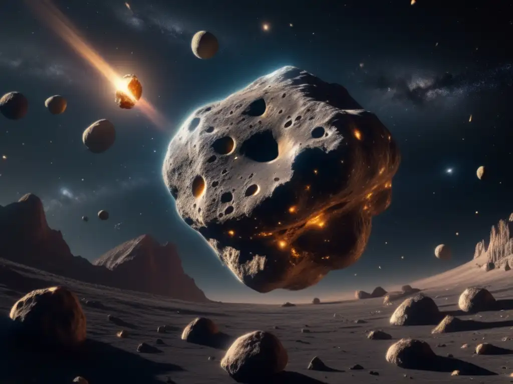 Asteroides: normativas minería, maravilla espacial