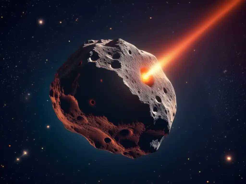 Asteroides órbitas hiperbólicas en el espacio profundo