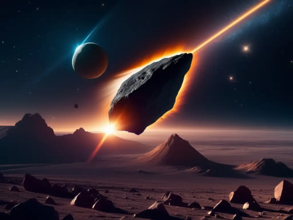 Asteroides órbitas hiperbólicas en misterioso cosmos