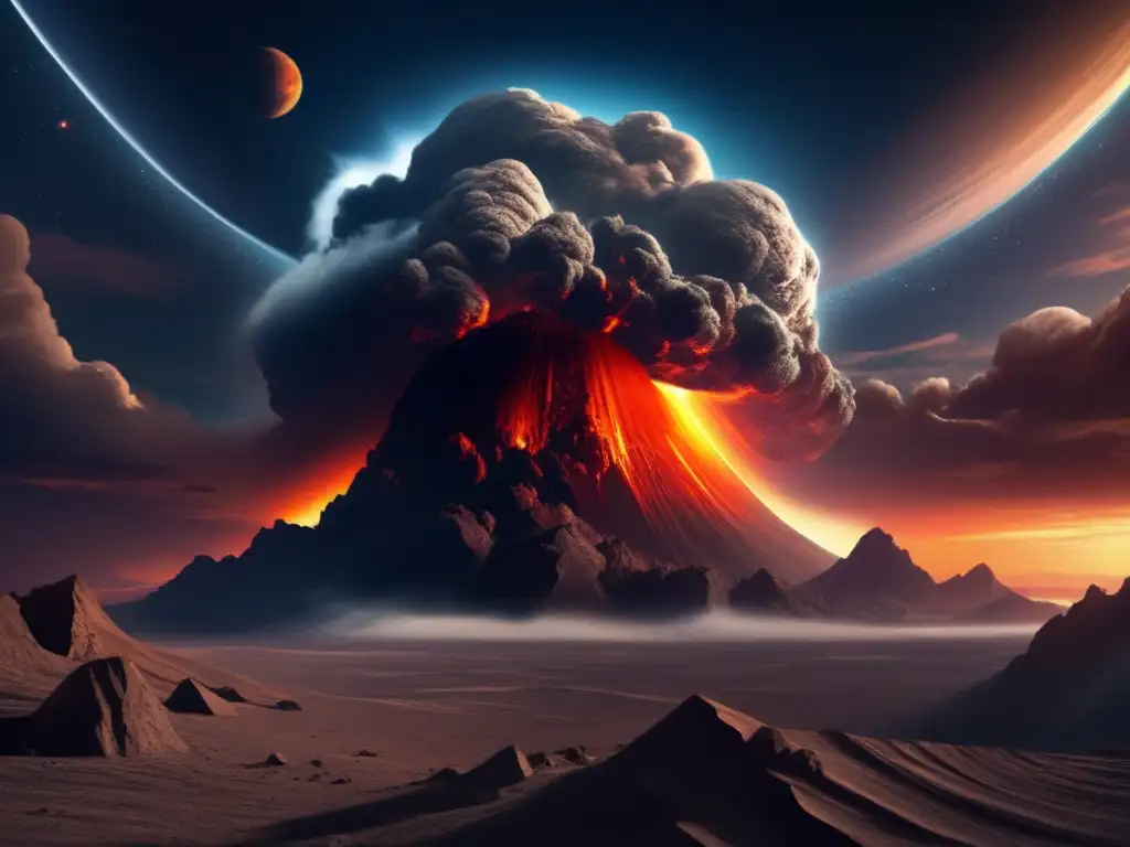 Asteroides peligrosos impactan y devastan la Tierra
