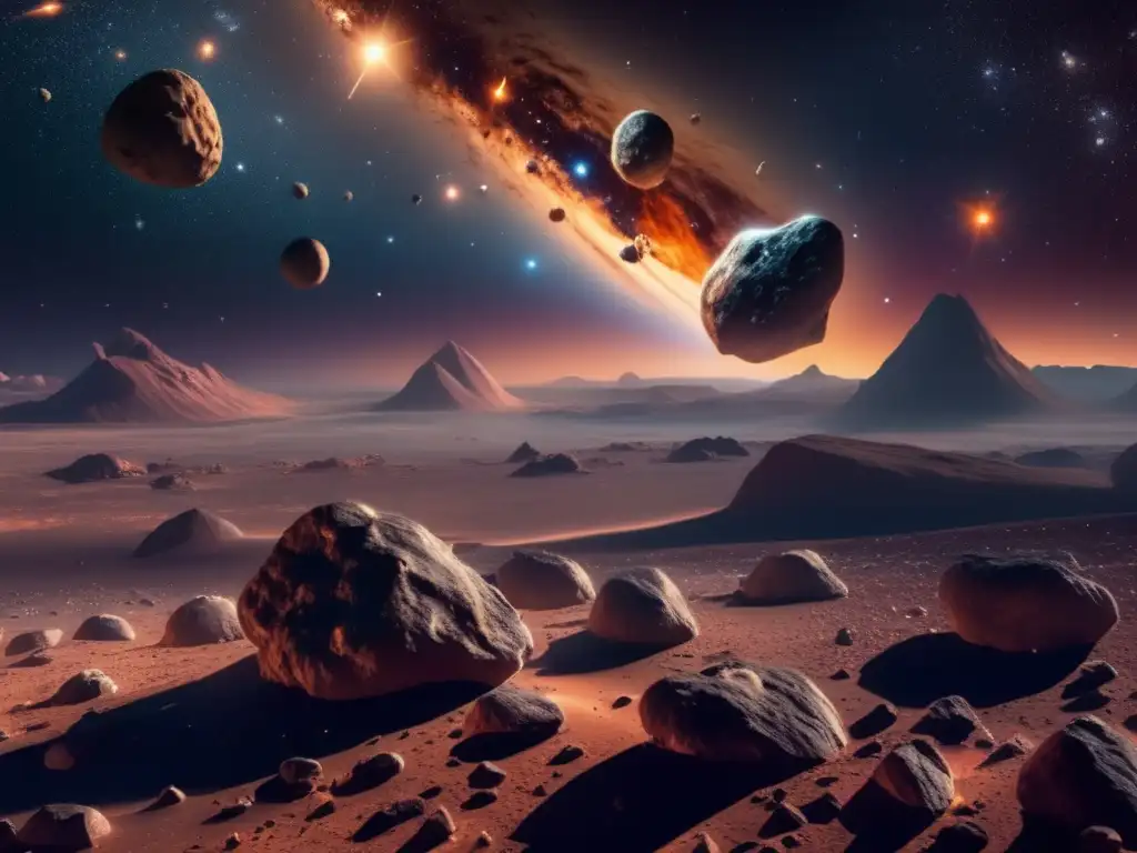 Explorando asteroides como recursos en el espacio