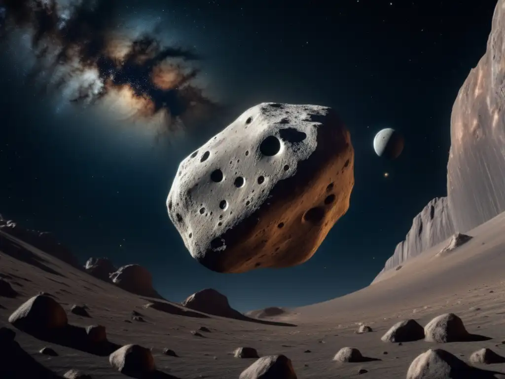 Composición de asteroides en el sistema solar
