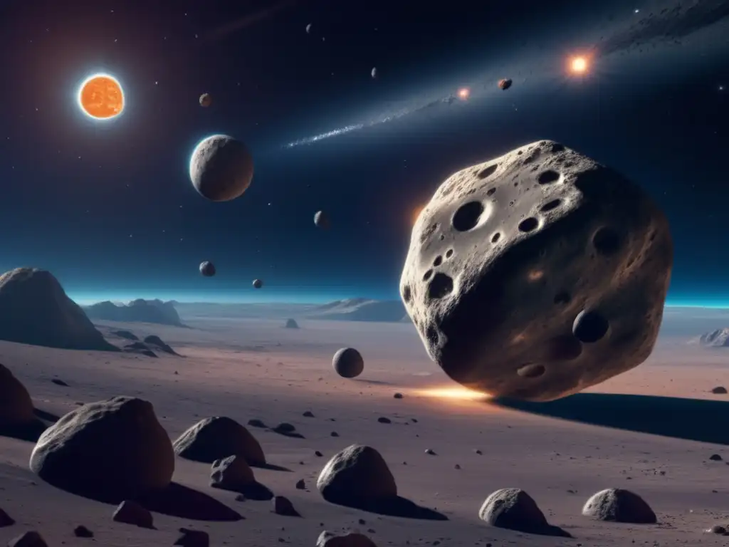 Asteroides tipo D: cuerpos oscuros en el espacio