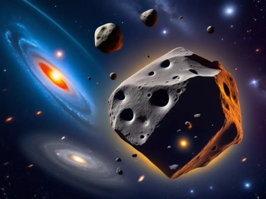 Formación planetas: asteroides tipo C en danza cósmica