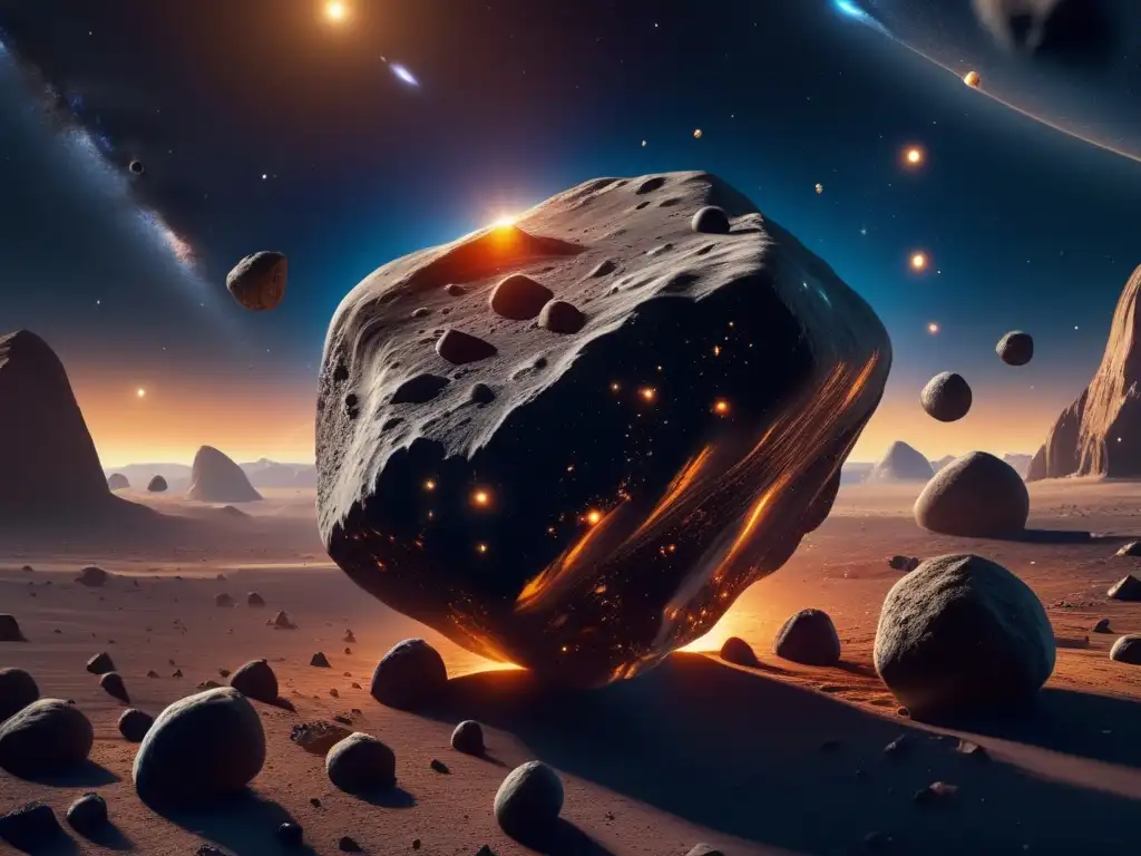 Desmitificando los asteroides tipo D - Formación primordial de asteroides tipo D capturada en una imagen 8k ultra detallada