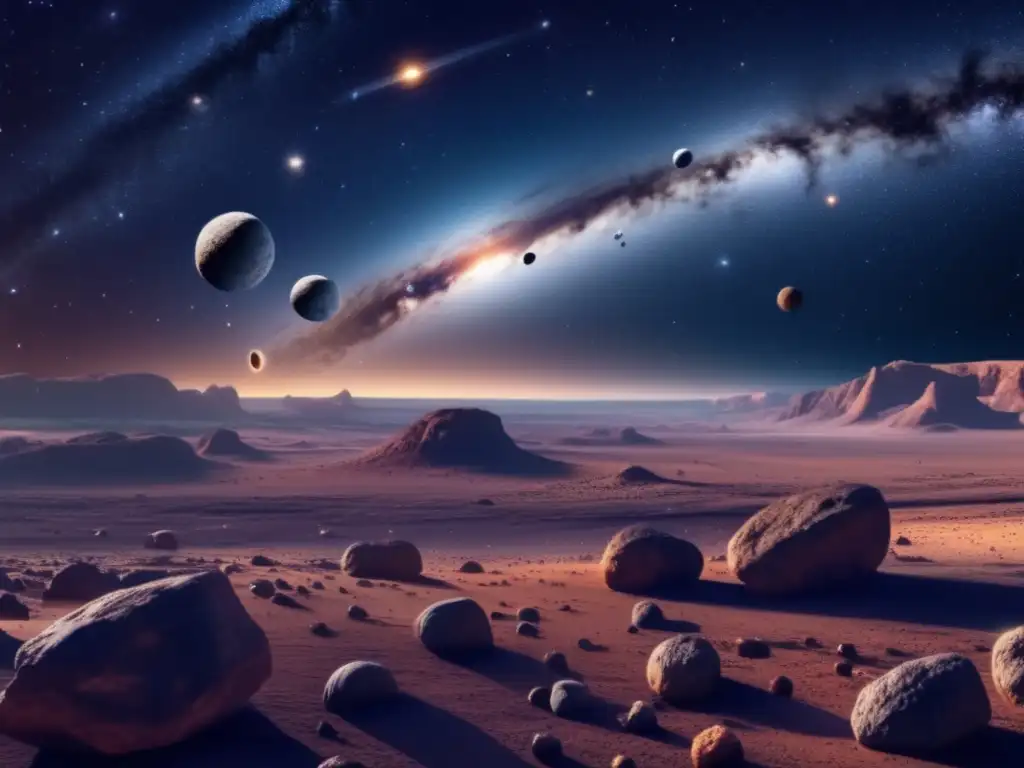 Asteroides en el universo: exploración y explotación de recursos