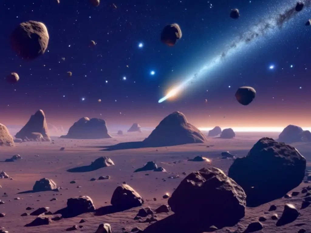 Asteroides con valiosos recursos: Beneficios económicos de la minería espacial