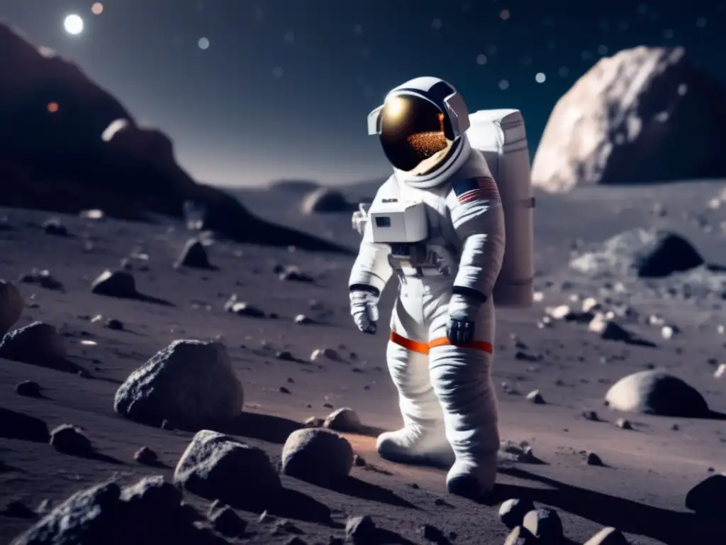 Astronauta busca vida microbiana en asteroide