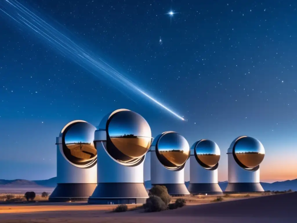 Avances detección temprana NEOs: Observatorios futuristas, telescopios tecnológicos y vasto espacio estrellado