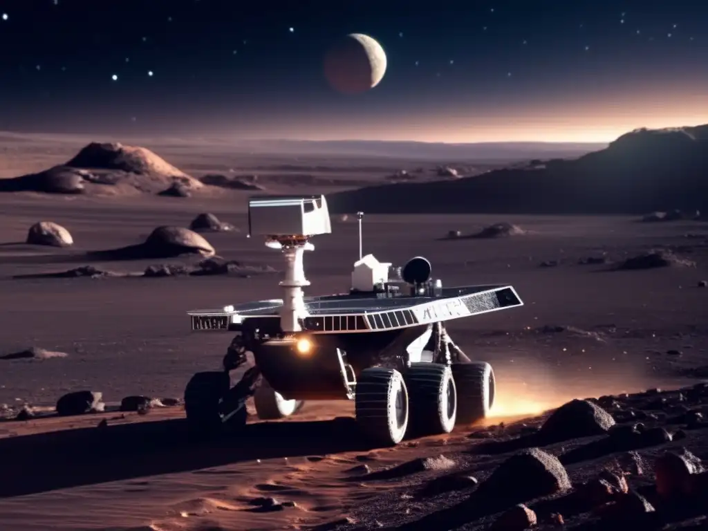 Aventura en asteroide C: rover revela vida y paisaje estelar