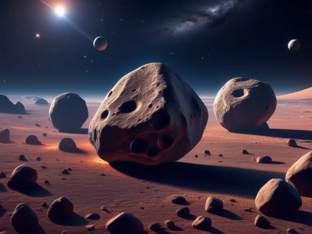 Formación binaria asteroides: cráteres, texturas, gravedad, belleza estelar
