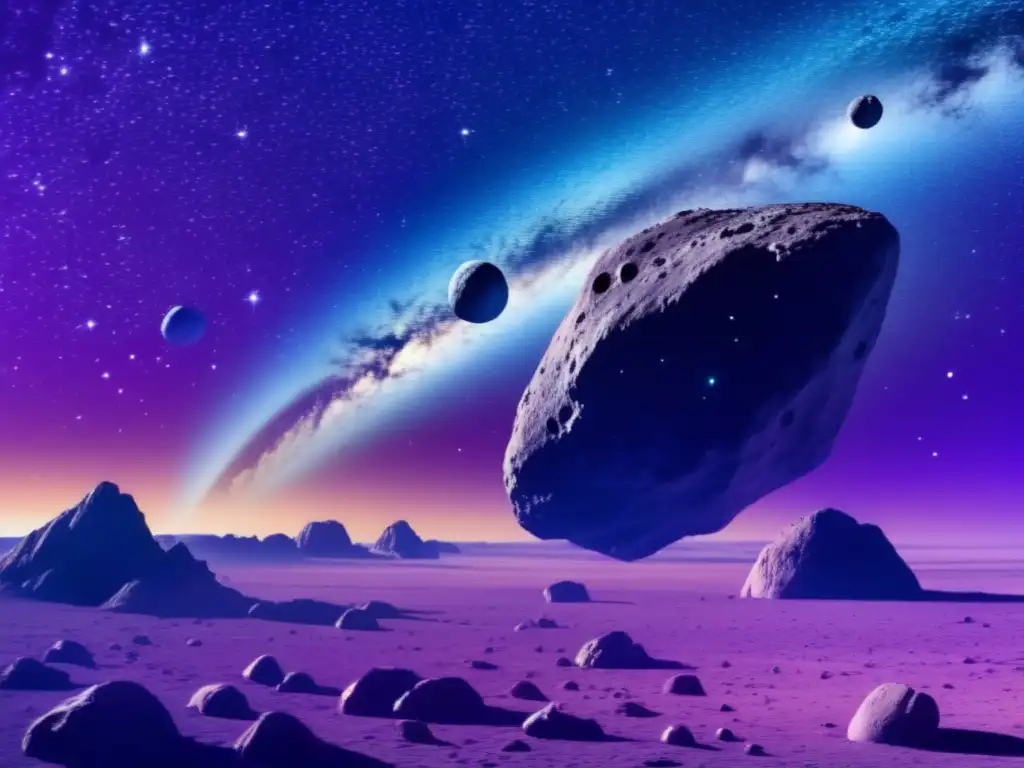 Búsqueda de agua en asteroides tipo C en el espacio