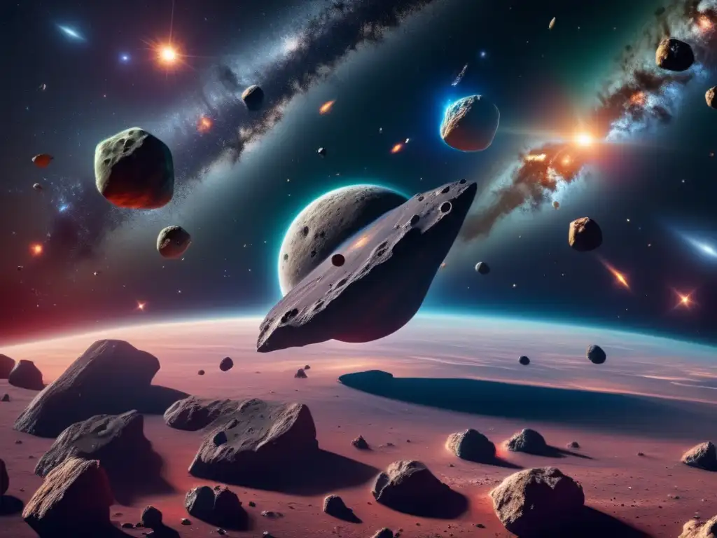 Búsqueda asteroides en el universo
